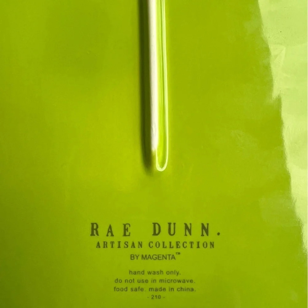 NEW Rae Dunn CHIPS N’ DIP adorable Avocado /Guacamole ceramic appetizer tray - Picture 7 of 9